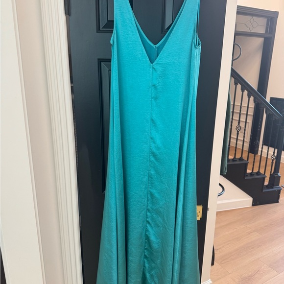 Vici Turquoise Maxi Dress Maternity Friendly - Picture 4 of 5